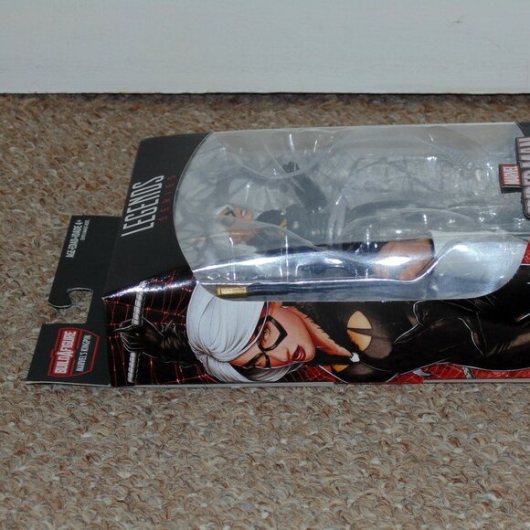 2018 Hasbro Marvel Legends Spider-Man 6" Black Cat MIB Brand New BAF Kingpin - Picture 3 of 10